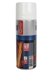 Изображение 3, KU-5003 Краска термостойкая белая аэрозоль 520г KUDO