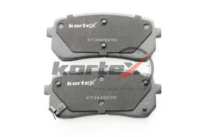 Изображение 3, KT3449STD Колодки тормозные HYUNDAI iX55 KIA Carnival задние (4шт.) KORTEX
