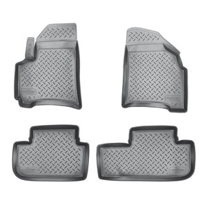 Изображение 1, NPL-Po-12-26 Коврик салона CHEVROLET Rezzo (05-) полиуретан 4шт. NORPLAST
