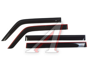 Изображение 1, V0021 Дефлектор двери ВАЗ-21314 5 дв.комплект (4шт.) COBRA TUNING