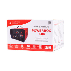 Изображение 7, PowerBox 240i Устройство пуско-зарядное 12-24V/40-700Ач/240А инверторное KVAZARRUS