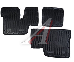 Изображение 1, EVS-9902/1 Коврик салона КАМАЗ EVA 3D (3 предм.) DELFORM