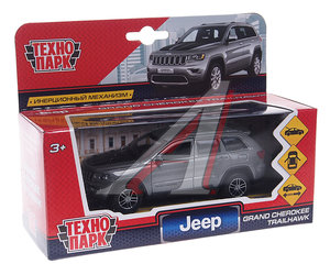 Изображение 1, CHEROKEE-12-GY Модель автомобиля JEEP Grand Cherokee металлическая ТЕХНОПАРК