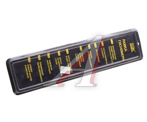 Изображение 1, HP-8305C-BK Рамка знака номерного антивандальная силиконовая черная комплект 2шт. TORINO