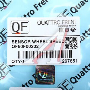 Изображение 6, QF60F00202 Датчик АБС BMW X5 (E53) колеса переднего QUATTRO FRENI