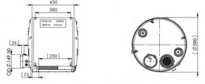 Изображение 2, 2AD022 Глушитель DAF с катализатором (E-line ЕВРО-5) DINEX