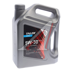 Изображение 1, 700420 Масло моторное PRO A3/B4 5W30 синт.4л TALER