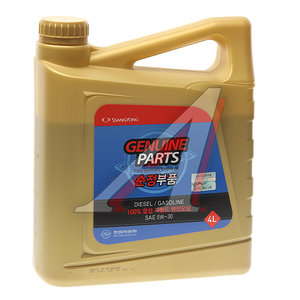 Изображение 1, 0000000658 Масло моторное SSANGYONG 5W30 синт. 4л