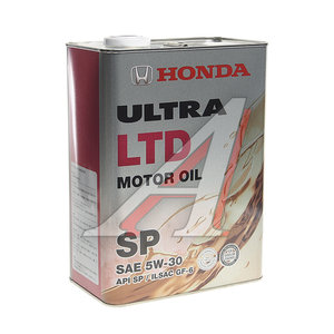 Изображение 1, 08228-99974 Масло моторное HONDA 5W30 синт.4л ULTRA LTD SP OE