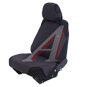 Изображение 1, 21096 H&R Авточехлы (майка) на передние сиденья темно-серые (2 предм.) Perfect Front H&R