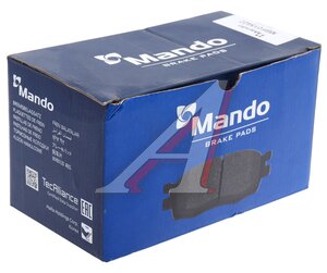 Изображение 5, MBF015422 Колодки тормозные BMW 5 (12-) задние (4шт.) MANDO