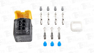 Изображение 1, 7814577 Разъем MERCEDES DAF SCANIA электрический (7-ми контактный) TE PARTS