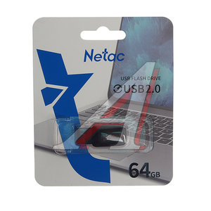 Изображение 1, NT03U197N-064G-20BK Карта памяти USB 64GB NETAC