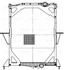 Изображение 3, LRc1055 Радиатор VOLVO FM (98-) охлаждения двигателя LUZAR