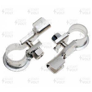 Изображение 2, SBT016 Клемма АКБ медь с цинковым покрытием комплект до 50мм обжим STARTVOLT