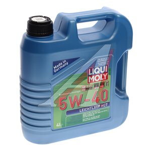 Изображение 2, 1382 Масло моторное LEICHTLAUF HC7 5W40 синт.4л LIQUI MOLY