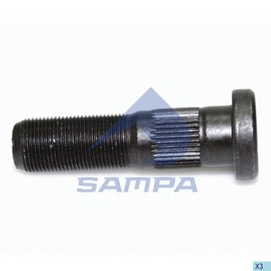 Изображение 2, 085.167 Шпилька колеса SAF ROR (M22x1.5x95/86/50) SAMPA