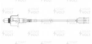 Изображение 2, VSOS2424 Датчик кислорода KIA Rio (11-) STARTVOLT