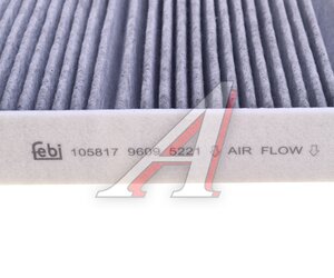Изображение 3, 105817 Фильтр воздушный салона MERCEDES E (W213) угольный FEBI