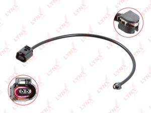 Датчик износа тормозных колодок PORSCHE Cayenne (19-) задний (1шт.) LYNX, 9Y0907253B,
                                                          фото 1 Изображение 1, BW1183 Датчик износа тормозных колодок PORSCHE Cayenne (19-) задний (1шт.) LYNX