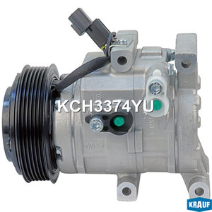 Изображение 3, KCH3374YU Компрессор HYUNDAI Solaris (10-) KIA Rio (11-) кондиционера KRAUF