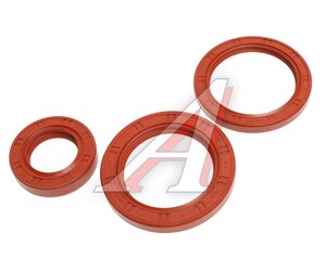 Изображение 1, 14.1701230/38/40 Сальник КАМАЗ КПП вала первичного 2.2-45х64х8 комплект 3шт. РОСИЧЪ