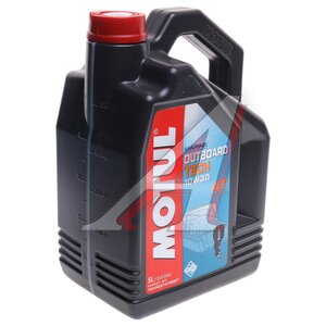 Изображение 1, 113266 Масло моторное OUTBOARD TECH 4T 10W30 5л MOTUL
