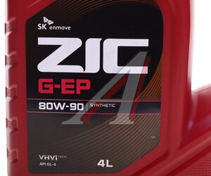 Изображение 3, 162625 Масло трансмиссионное G-EP GL-4 80W90 п/синт.4л ZIC
