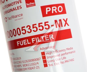 Изображение 4, 1000053555-MX Фильтр топливный JAC N350 (WP10.336E53/WP12 Е5) тонкой очистки MOVELEX