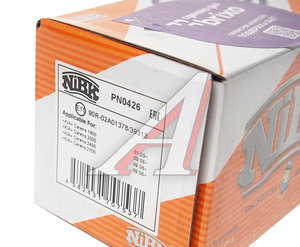 Изображение 4, PN0426 Колодки тормозные KIA Carens (06-) задние (4шт.) NIBK