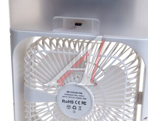 Изображение 3, VD-7654 ч Вентилятор настольный с увлажнителем черный Air Cooler Fan