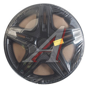 Изображение 1, ДАКАР чер R-15 Колпак колеса R-15 черный ДАКАР комплект 4шт.