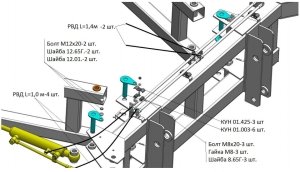 Изображение 3, ПКУ-0.8-18 Захват МТЗ-80, 82 (ПКУ-0.8) универсальный САЛЬСК