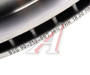 Изображение 5, BSG90210007 Диск тормозной VW Polo (96-02) передний (1шт.) BSG