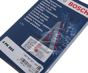 Изображение 3, 1987947827 Ремень приводной поликлиновой 4PK865 BMW 3 (E46), 5 (E39, E60) BOSCH