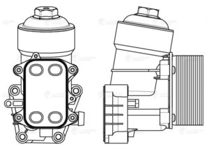 Изображение 4, LOC1809 Корпус VW Tiguan (08-) фильтра масляного LUZAR