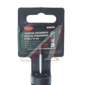 Изображение 3, RF-73707509 Отвертка TORX T9Hх75мм с отверстием ювелирная ROCKFORCE