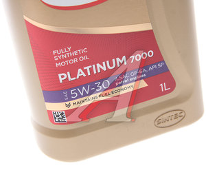 Изображение 2, 600152 Масло моторное Platinum 7000 GF-6A 5W30 синт.1л SINTEC