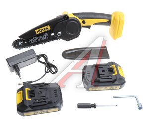 Изображение 1, 70/10/23 Пила цепная аккумуляторная 20.0В 2.0Ач 15см HUTER