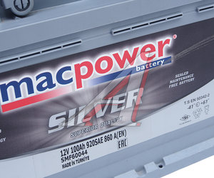 Изображение 3, 6СТ100(1) SMF60044 Аккумулятор MACPOWER 100А/ч