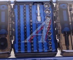 Изображение 2, 0033-78 Набор головок торцевых и бит 1/4'' 78 предметов VERTEXTOOLS