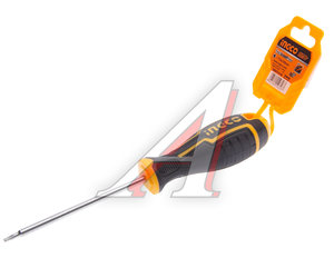 Изображение 1, HSDST10100 Отвертка TORX T10х100мм INGCO