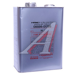 Изображение 1, 08886-01705 Масло трансмиссионное ATF для АКПП TYPE T-IV 4л TOYOTA OE
