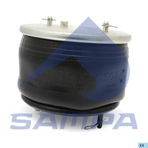 Изображение 2, SP550301-K Пневморессора SCANIA 4 series (с металл.стаканом) SAMPA