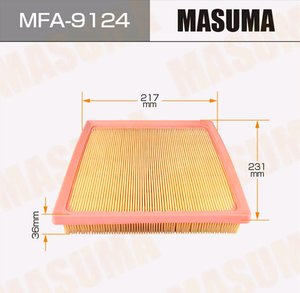 Изображение 4, MFA9124 Фильтр воздушный SUBARU XV (17-) MASUMA