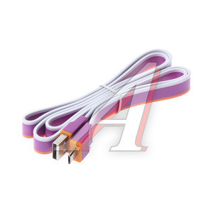 Изображение 1, SICRON CU-100CM Кабель micro USB 1м фиолетовый SICRON