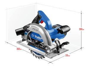 Изображение 1, ПДП-65 Пила циркулярная 1600Вт 190мм 5000об/мин. ЗУБР
