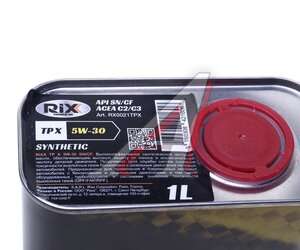 Изображение 3, RX0021TPX Масло моторное TP X SN/CF C2/C3 5W30 синт.1л RIXX