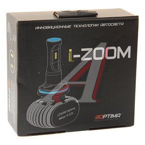 Изображение 2, I-H11 Лампа светодиодная 12/24V H11 PGJ19-2 5100K (2шт.) I-Zoom OPTIMA