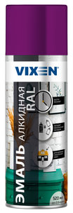 Изображение 1, VX-14005 Краска сиреневая аэрозоль 520мл универсальная VIXEN